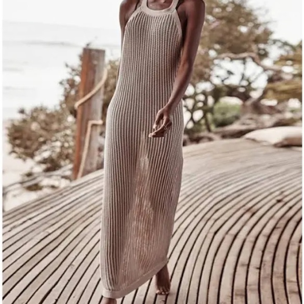 Crochet bathing suit cover up